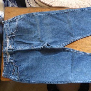 2 RIDERS BOHO PRAIRIE COWGIRL RELAXED BLUE WASHED COLOR 5 POCKET DENIM JEANS 18M